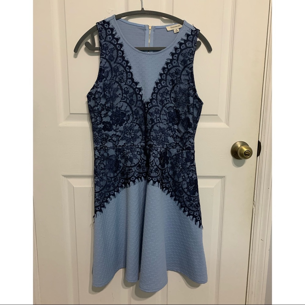 Francesca’s Blue Lace Dress